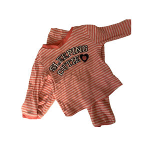 Girl Joe Fresh Pajamas 6-12m Pink White